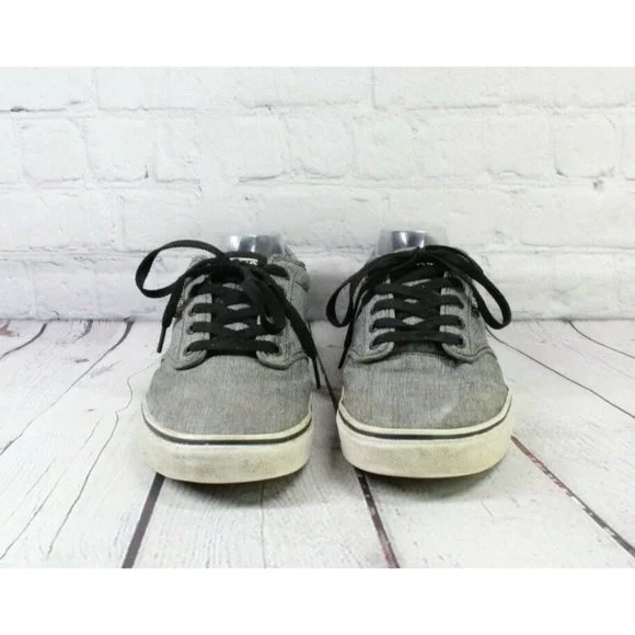 Vans Classics Gray Heather Canvas Laces Old Skool Gummy Sneakers Size US 11 - Picture 4 of 9